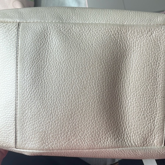 Coach Park Parchment Leather Satchel Carrie All Tote Bag - Picture 9 of 16